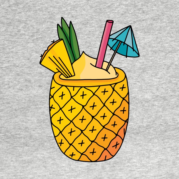 Pineapple Tropical Drink by murialbezanson